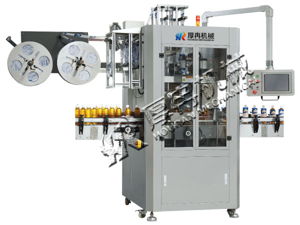 高速饮料套标机